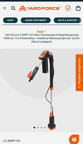 Yard force awp1 12v - awp1,